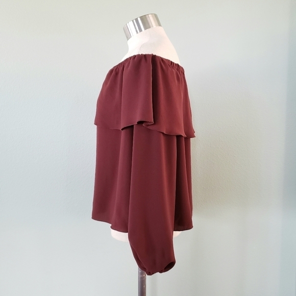 Aritzia Wilfred Morel off the shoulder blouse XS - Picture 3 of 9